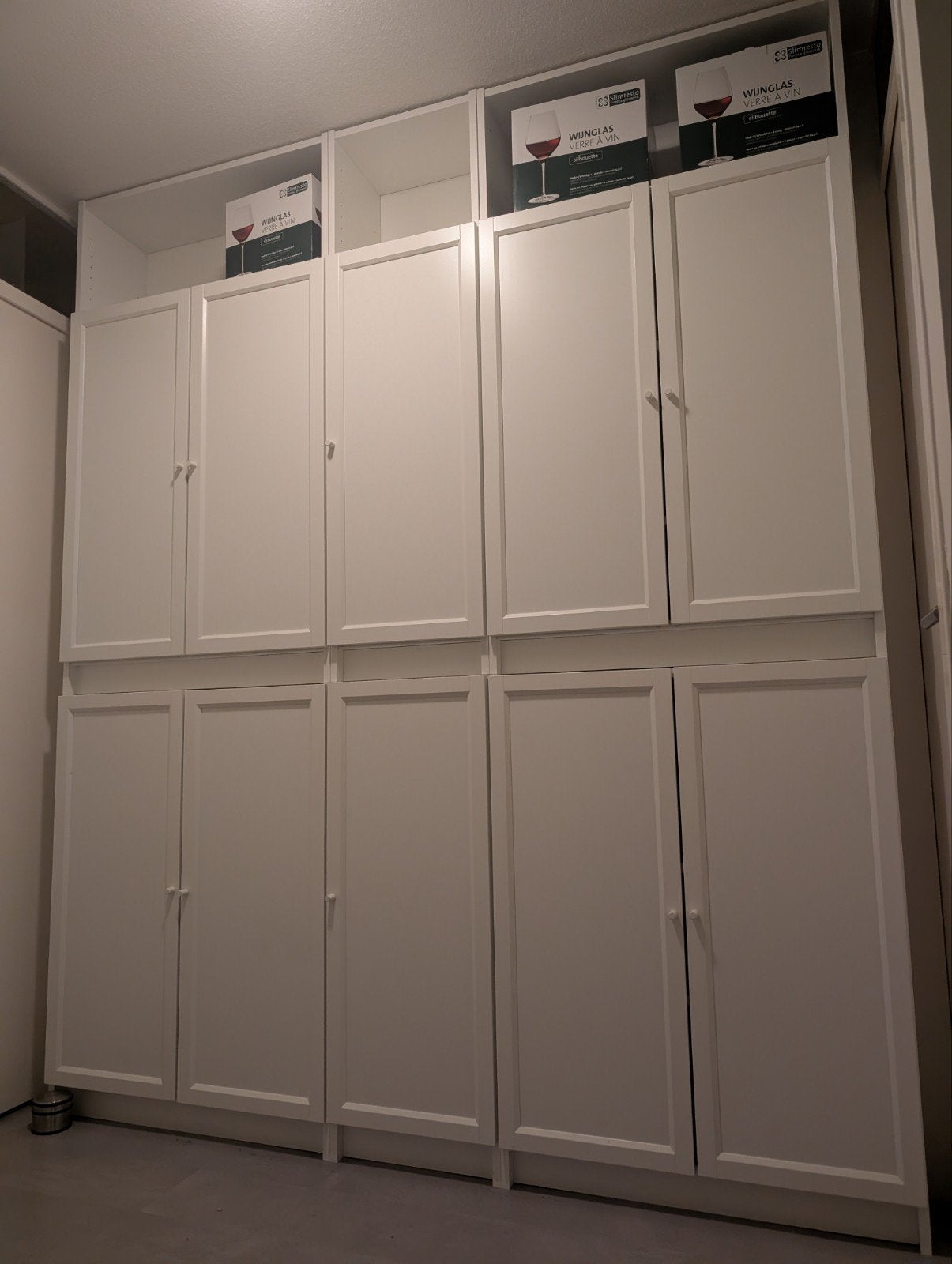 Witte Billy kastenwand - perfecte staat, Ophalen, Met deur(en), 200 cm of meer, Zo goed als nieuw