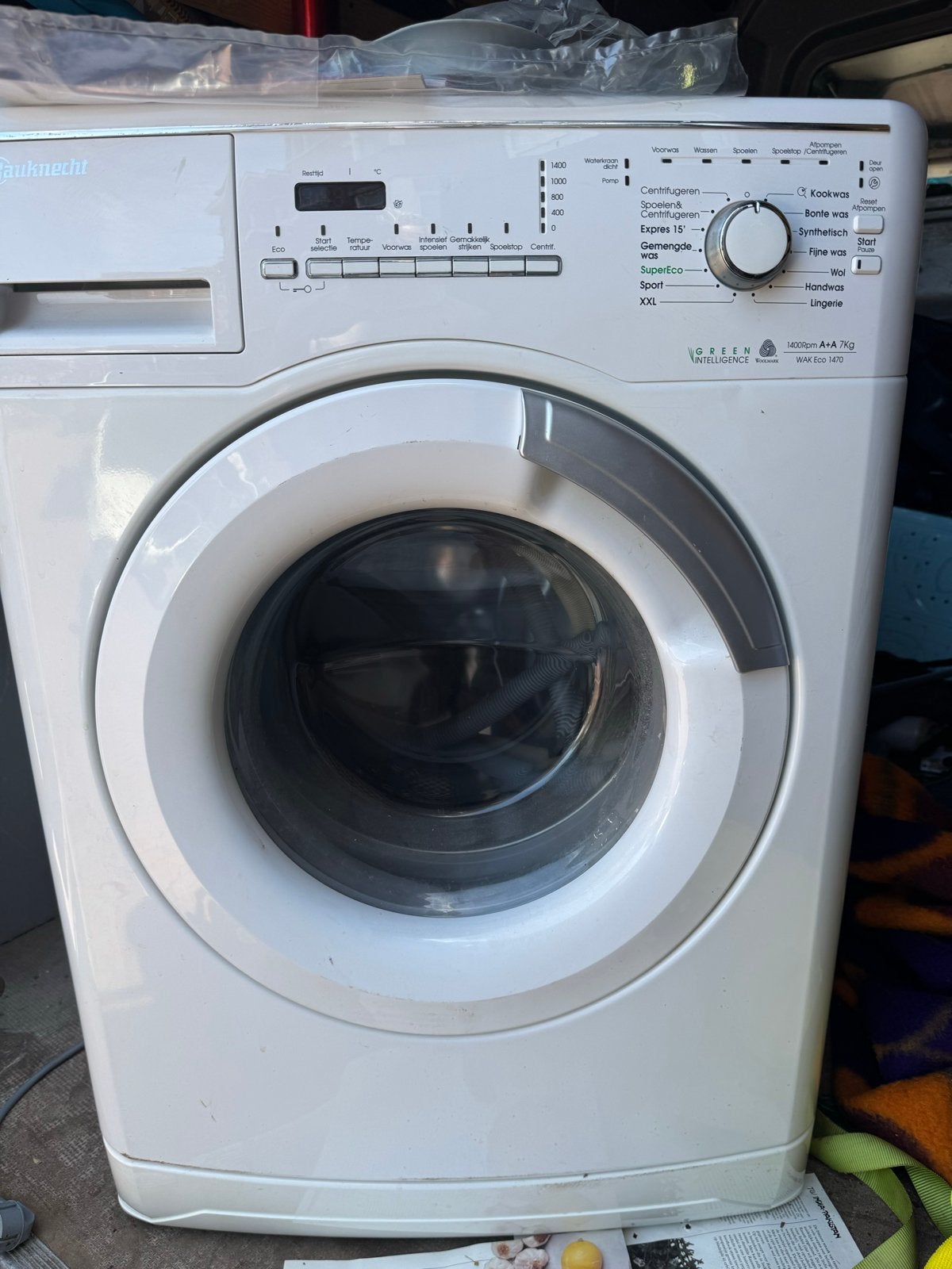 Bauknecht Wasmachine 7 kg - Betrouwbaar en Ruim, Witgoed en Apparatuur, Wasmachines, Gebruikt, Voorlader, 6 tot 8 kg, 85 tot 90 cm