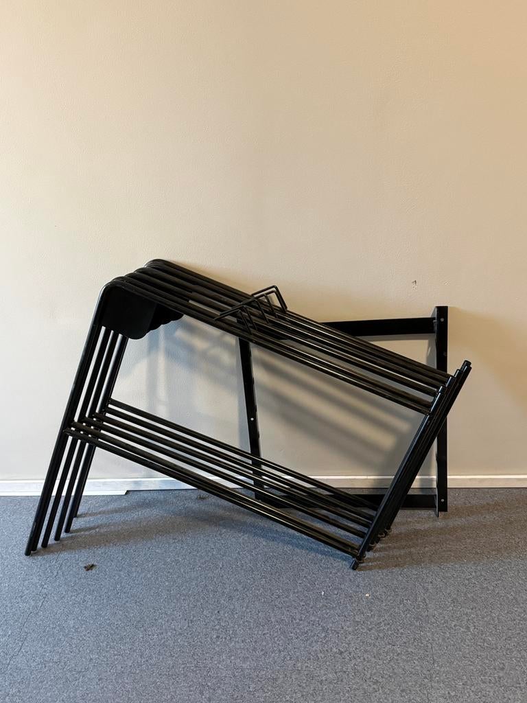 Dekenrek (6-delig), Ophalen, Zo goed als nieuw, Zwart