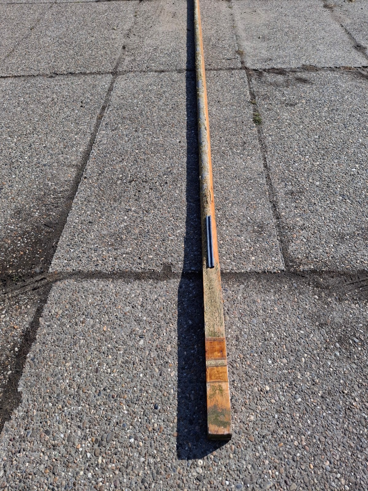 Houten mast voor BM / 16 m2 zeilboot, Watersport en Boten, Zeilen en Zeiltoebehoren, Ophalen, Gebruikt, Toebehoren, Minder dan 15 m²