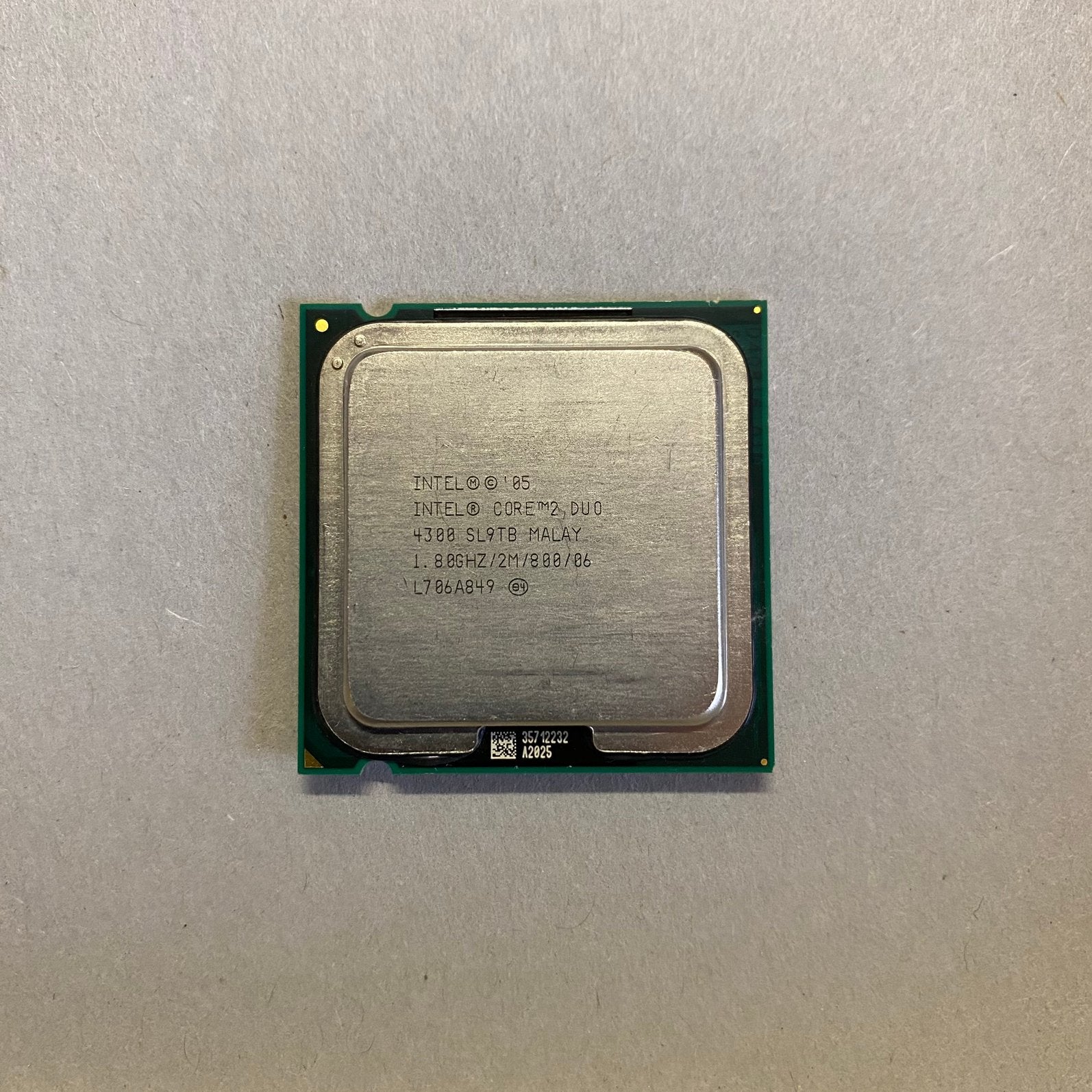 Intel Core 2 Duo 4300 1,80GHz 2C/2T LGA 775, Ophalen of Verzenden, Gebruikt, 2-core, Minder dan 2 Ghz