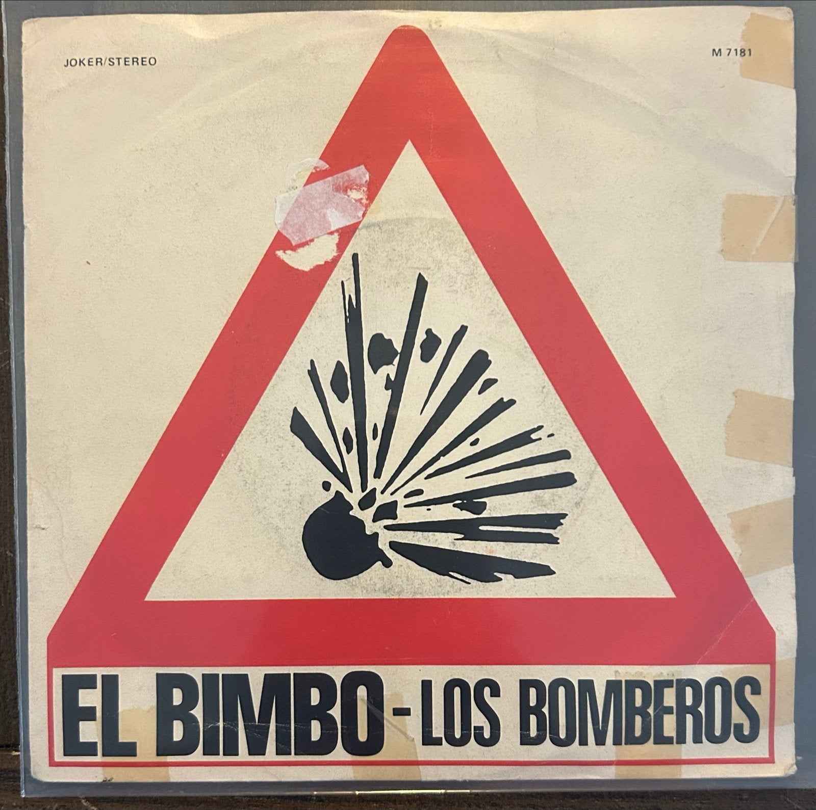 El Bimbo - Los Bomberos (Joker/Stereo M 7181), Latin en Salsa, Gebruikt, Originele persing, 7 inch