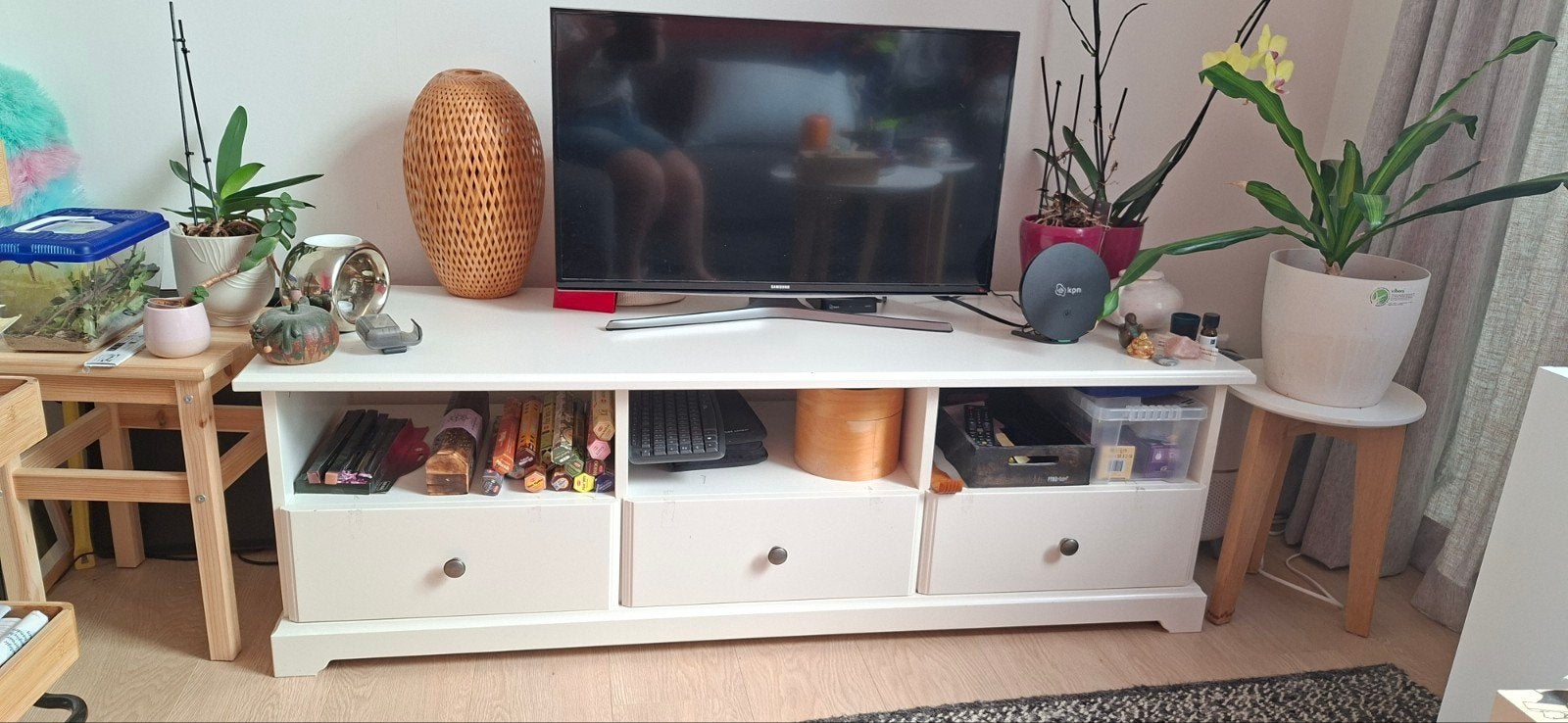 tv meubel, hemnes, Ophalen, Gebruikt, 150 tot 200 cm, Minder dan 100 cm