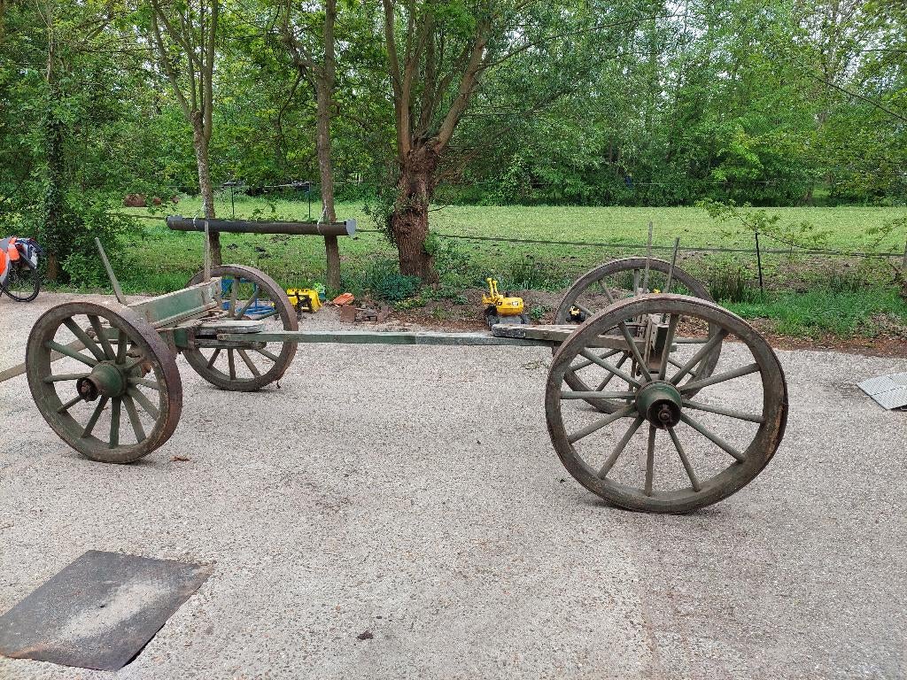 Oude boerenwagen, Ophalen
