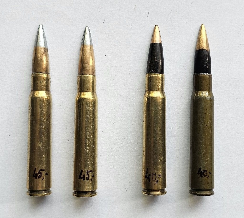 7,92x57mm Mauser "B" Patrone DOORSNEDEN, Ophalen of Verzenden, Landmacht, Duitsland, Hulzen of Bodemvondsten