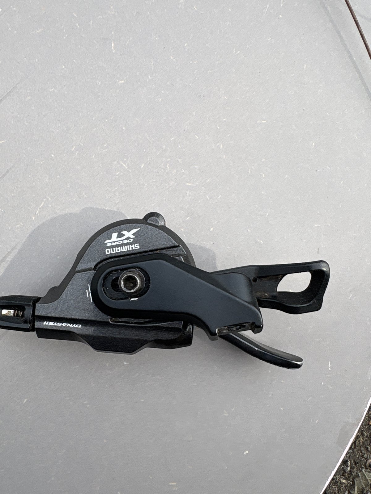 Shimano Deore XT DYNA-SYSII Schakelaar 1x11 speed, Gebruikt, Kunststof, Ophalen of Verzenden, Derailleur of Ketting