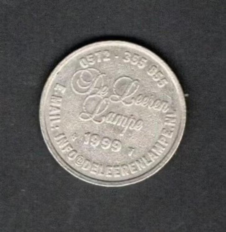 Consumptiemunt Raalte De Leeren Lampe 1993., Ophalen of Verzenden, Zo goed als nieuw
