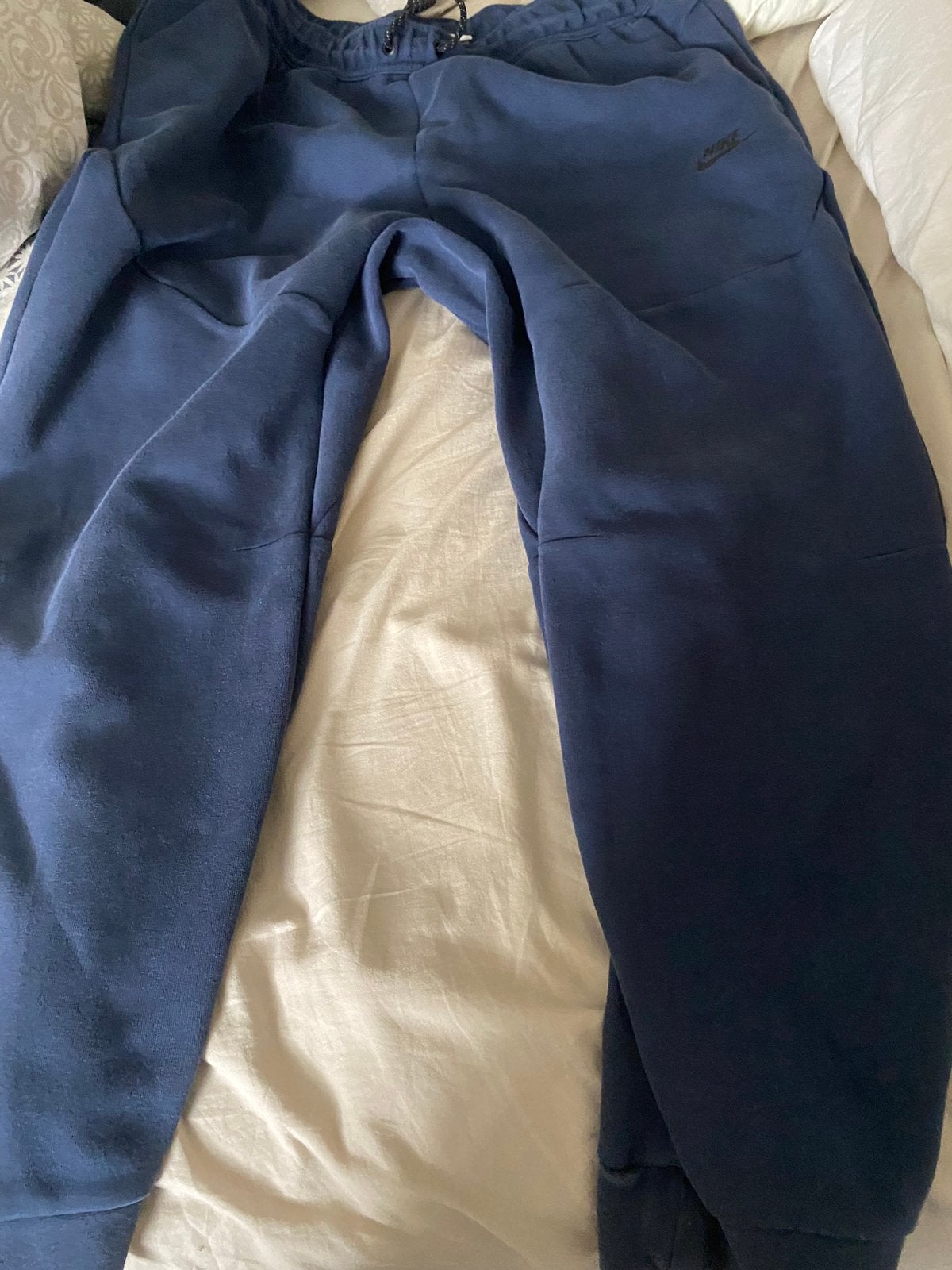 Nike tech broek, Blauw, Maat 56/58 (XL), Ophalen of Verzenden, Zo goed als nieuw
