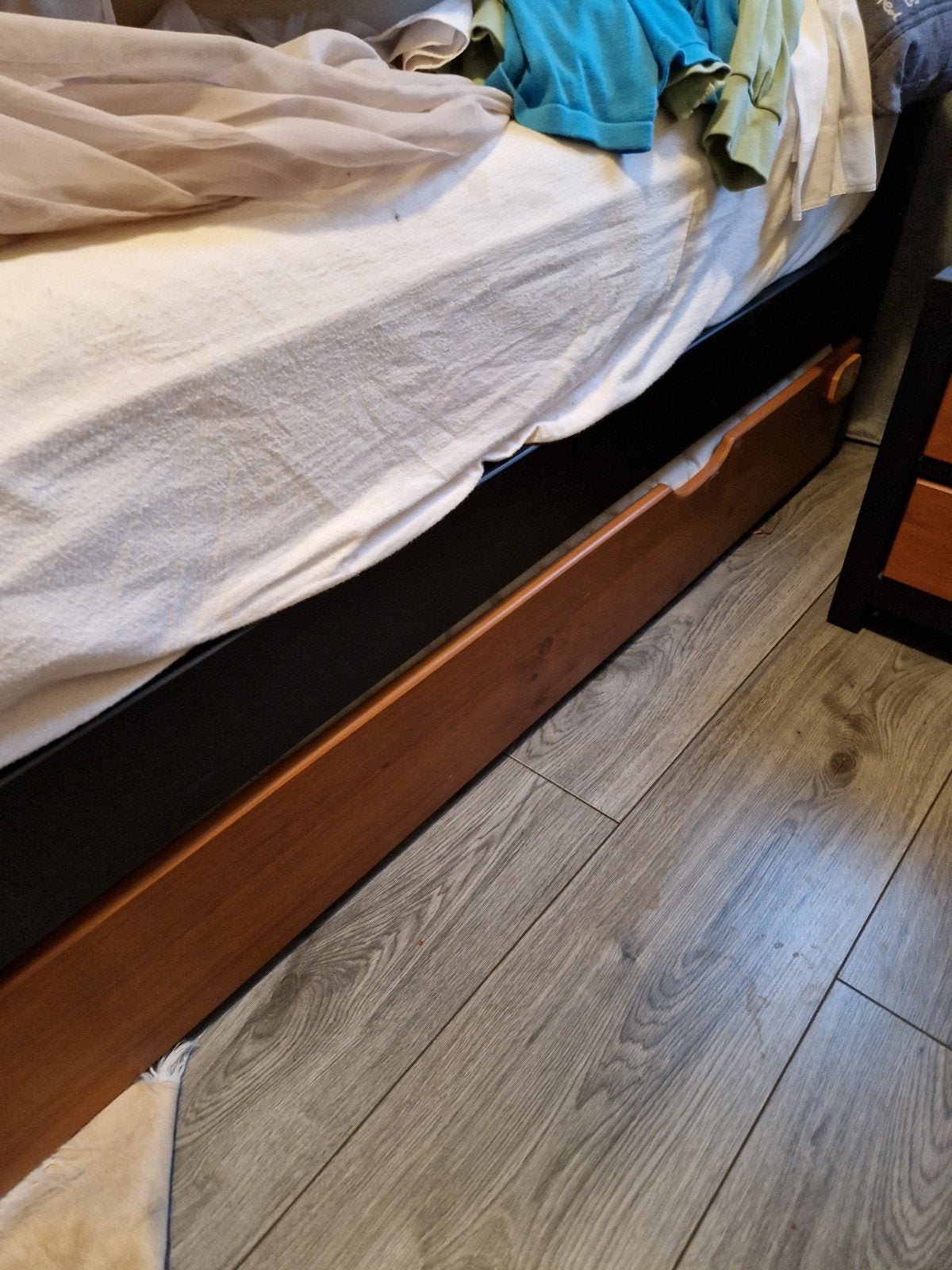 Stoere slaapkamer voor jongens en meisjes met uitschuifbed, 85 tot 100 cm, 140 tot 160 cm, Zo goed als nieuw, Ophalen