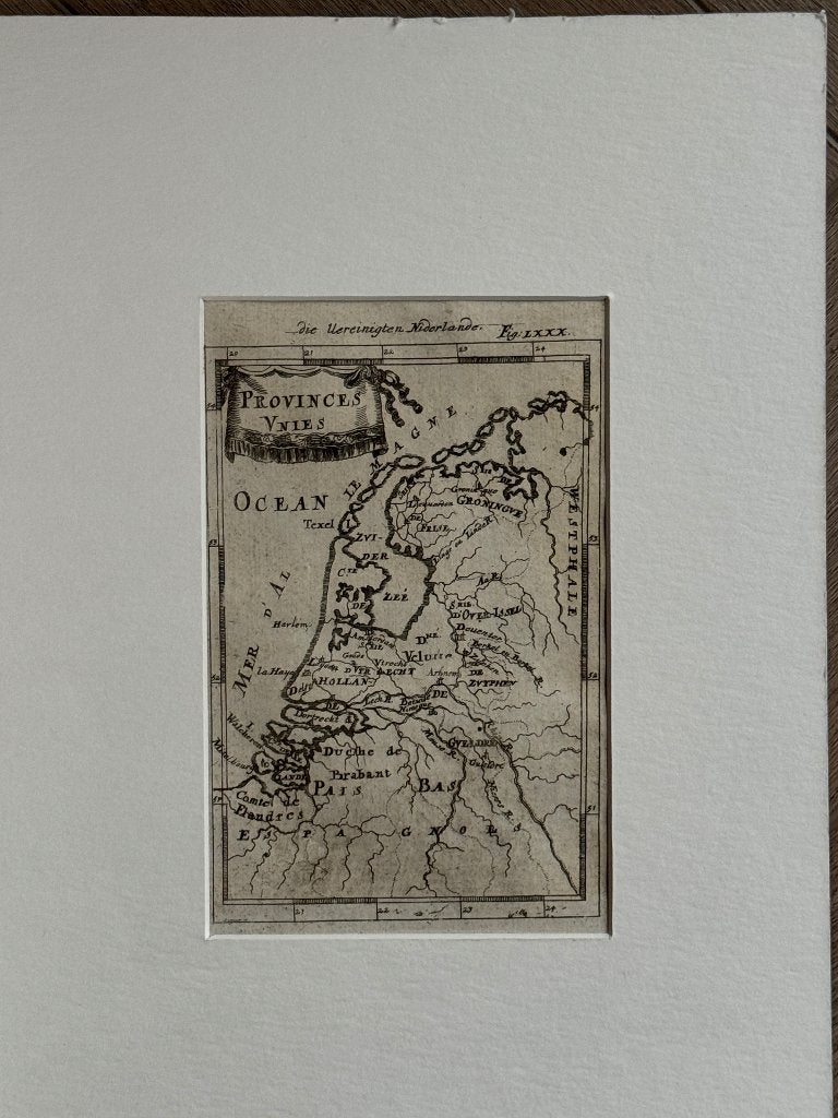 Nederland - Holland - 7 provincien 1719 - P0883, Ophalen of Verzenden, Ets, 1700 - 1799