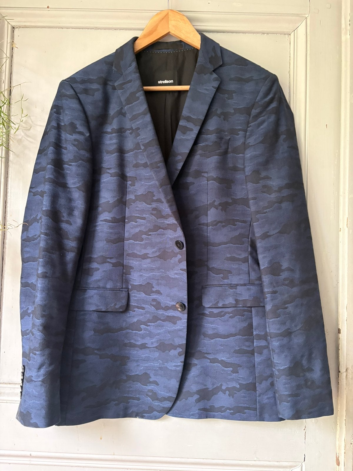 Prachtig Strellson colbert als nieuw! Maat M, Ophalen of Verzenden, Zo goed als nieuw, Maat 52/54 (L), Blauw