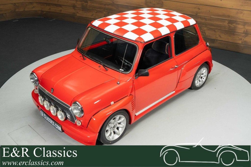 Mini 1000 Grand Prix Coupe | 1988, Auto's, Voorwielaandrijving, Stof, Zwart, 4 stoelen
