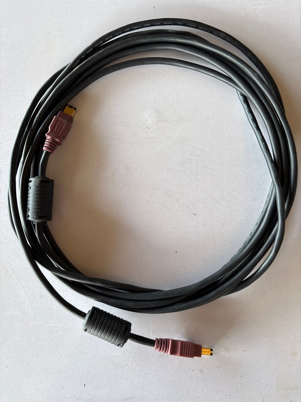 Granite Digital FireWire 400 Kabel - 5 meter, Ophalen of Verzenden, Gebruikt, 2 tot 5 meter, Overige kabels
