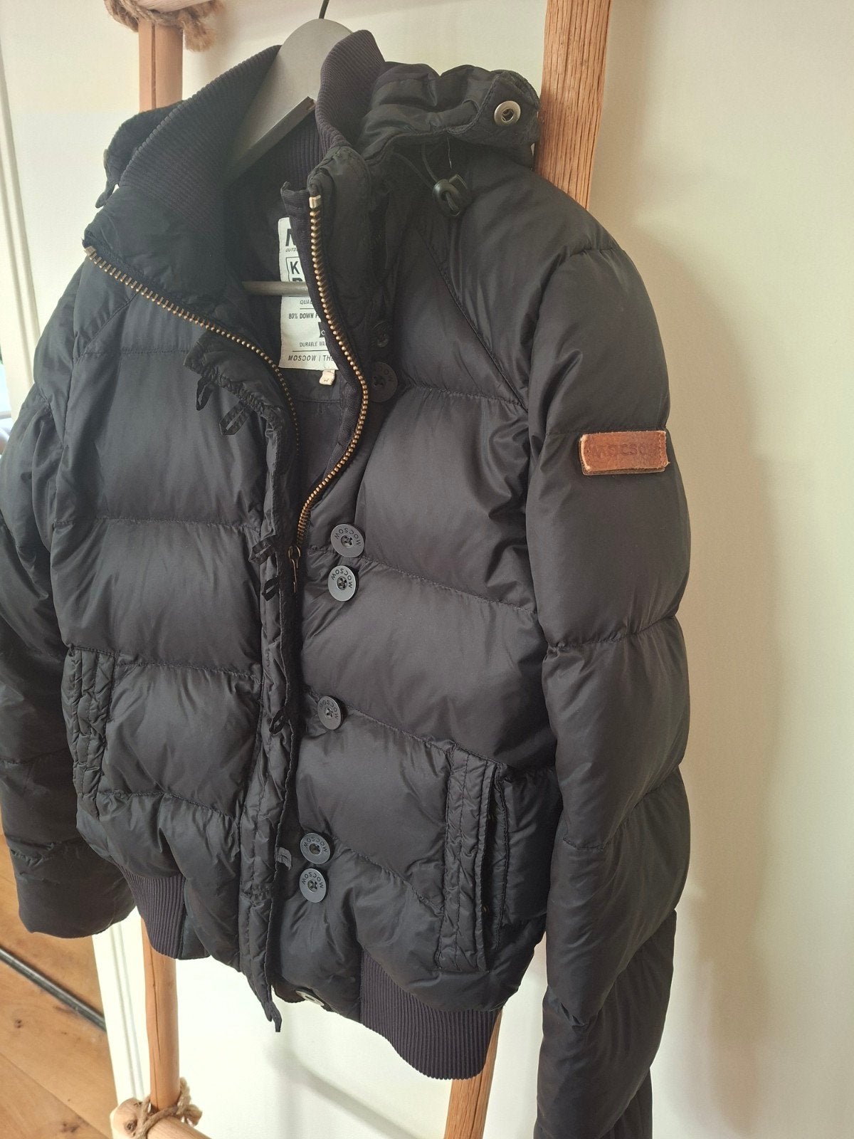Moscow bomber winterjas, Kleding | Dames, Ophalen of Verzenden, Zo goed als nieuw, Maat 38/40 (M), Blauw