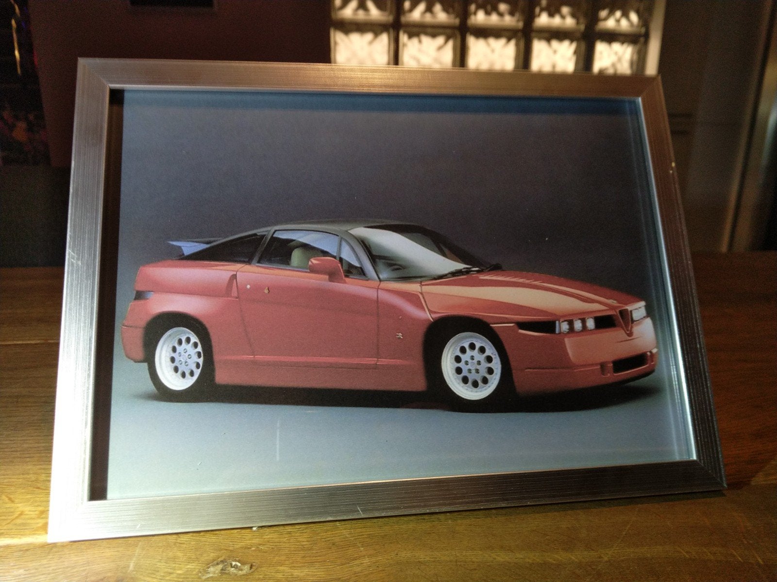 Poster Alfa Romeo SZ 1989, Ophalen of Verzenden, Auto's