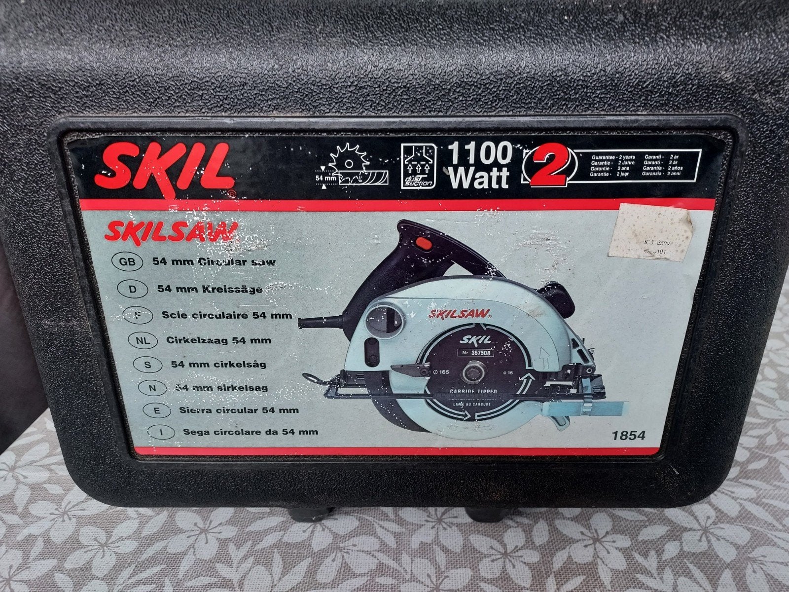skil cirkelzaag in koffer, Ophalen, 1200 watt of meer, Cirkelzaag, 30 tot 70 mm