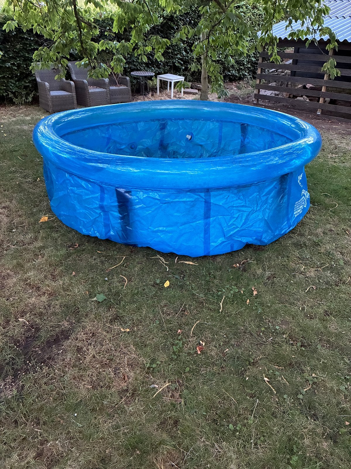 Opzetzwembad met afdekhoes, Tuin en Terras, Zwembaden, Ophalen, Gebruikt, Rond, Opzetzwembad