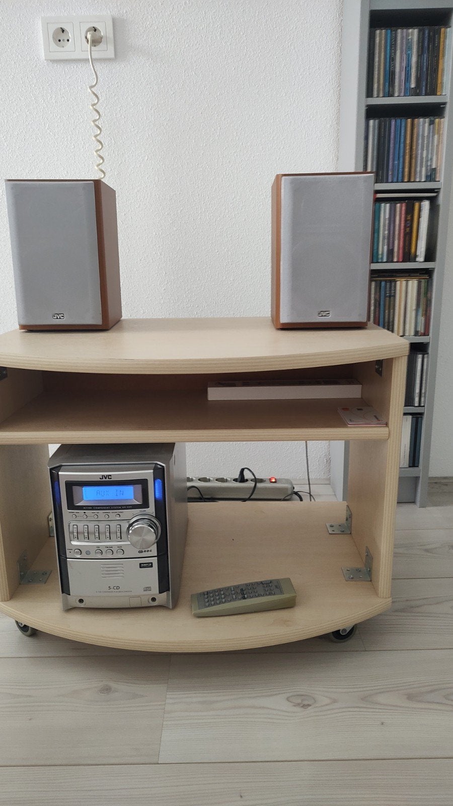 JVC Micro System UX-S59 met 5-CD wisselaar en speak, Ophalen of Verzenden, Tuner of Radio, JVC
