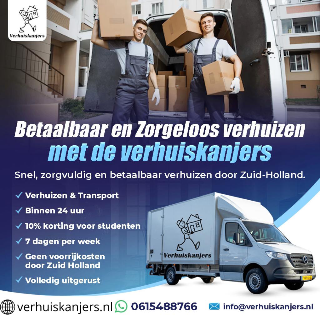 Goedkoop verhuizen– Verhuisservice - Meubeltransport, Inpakservice, Verhuizen binnen Nederland