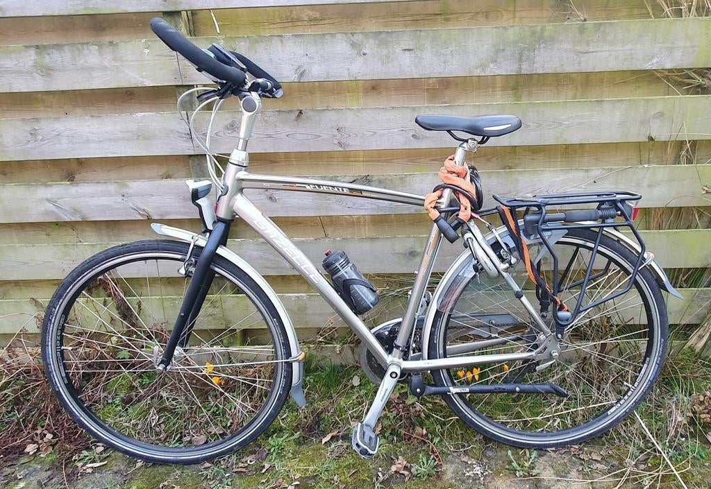 Gazelle Fuente Pure 57 cm - Comfortabele toerfiets, Ophalen, Versnellingen, Zo goed als nieuw, 57 tot 61 cm