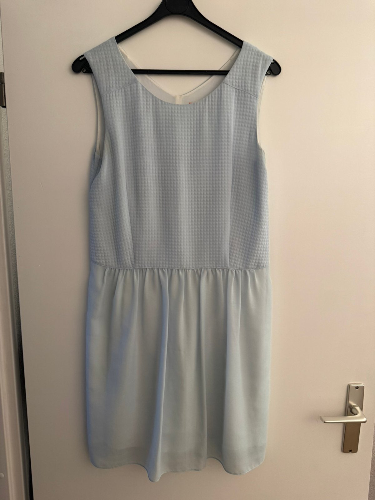 Hugo Boss Orange lichtblauw jurkje maat 36, Blauw, Ophalen of Verzenden, Maat 36 (S), Gedragen