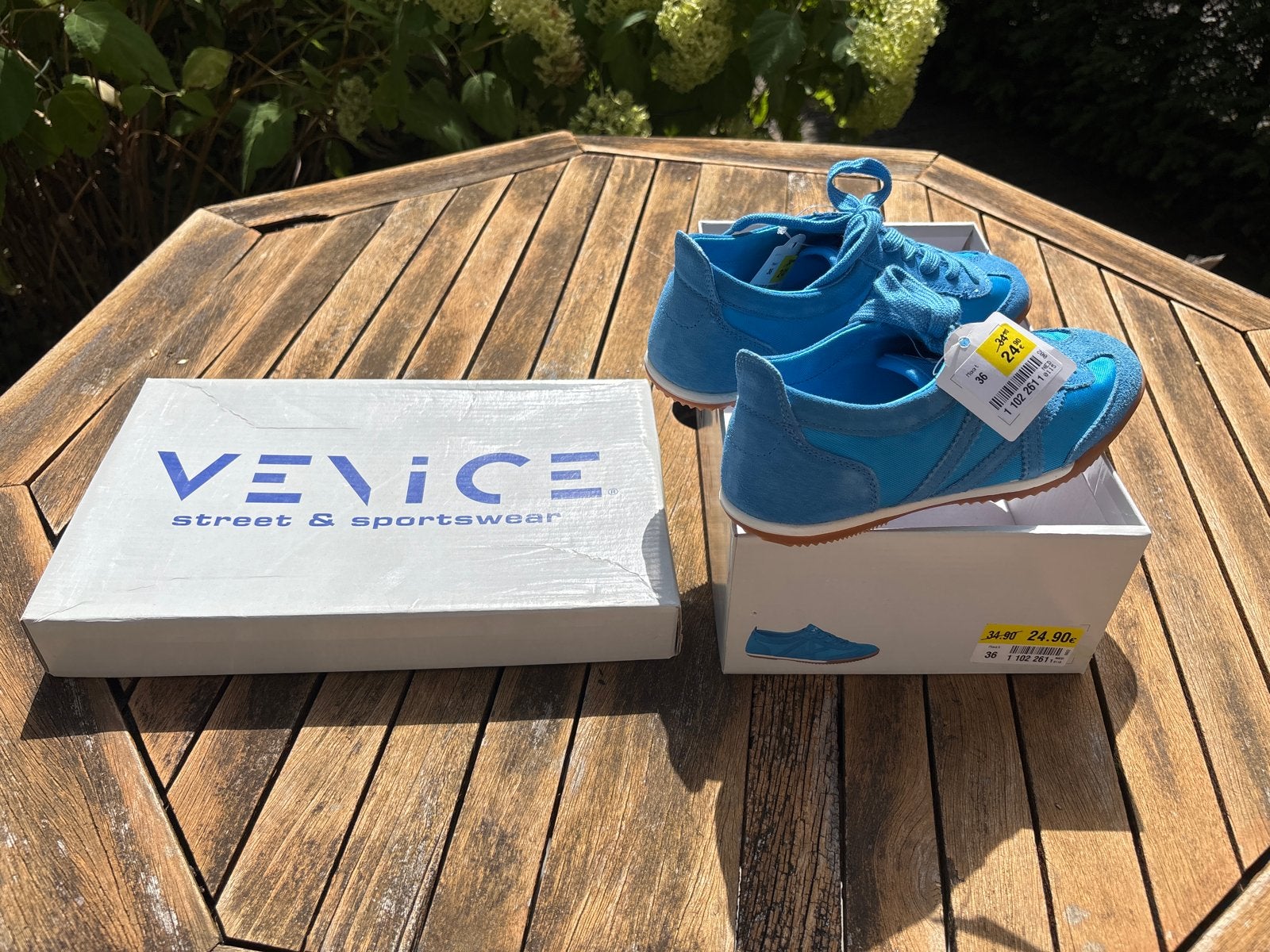 Nieuwe Venice sneakers, maat 38, in felblauw, Ophalen, Nieuw, Blauw, Sneakers of Gympen