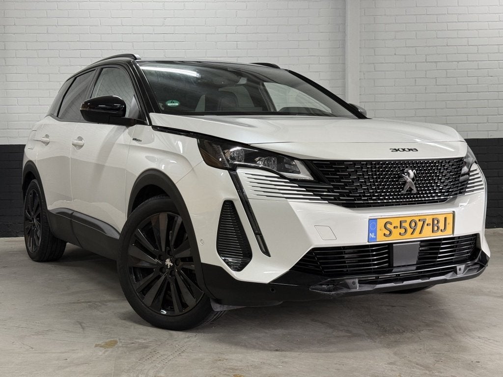 Peugeot 3008 1.6 HYb4 Pr.Pack Av 300 PK! GT /Leer/Pano/Camer, Auto's, Automaat, Dealer onderhouden, 4 cilinders, Met garantie (alle)