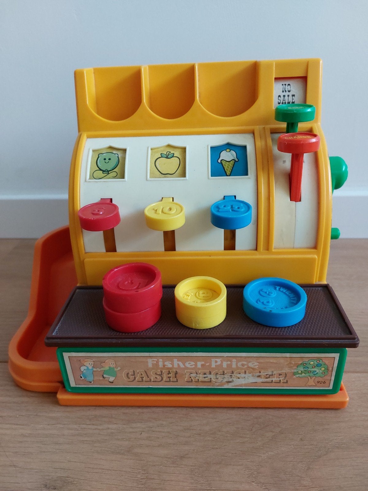 Fisher Price speelgoed kassa vintage, Kinderen en Baby's, Speelgoed | Fisher-Price, Ophalen, Gebruikt, Speelset
