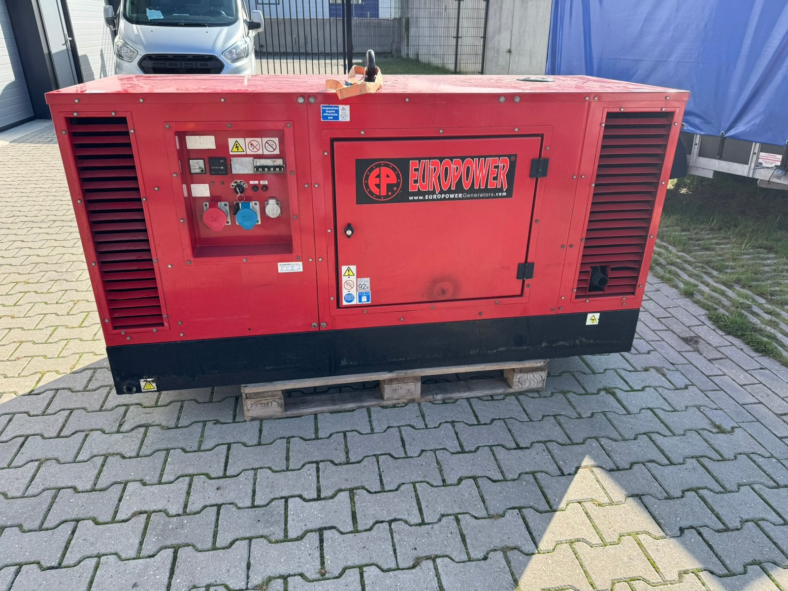 Europower 20kva Kubota 1500RPM, Doe-het-zelf en Verbouw, Ophalen of Verzenden, Zo goed als nieuw, Dieselolie