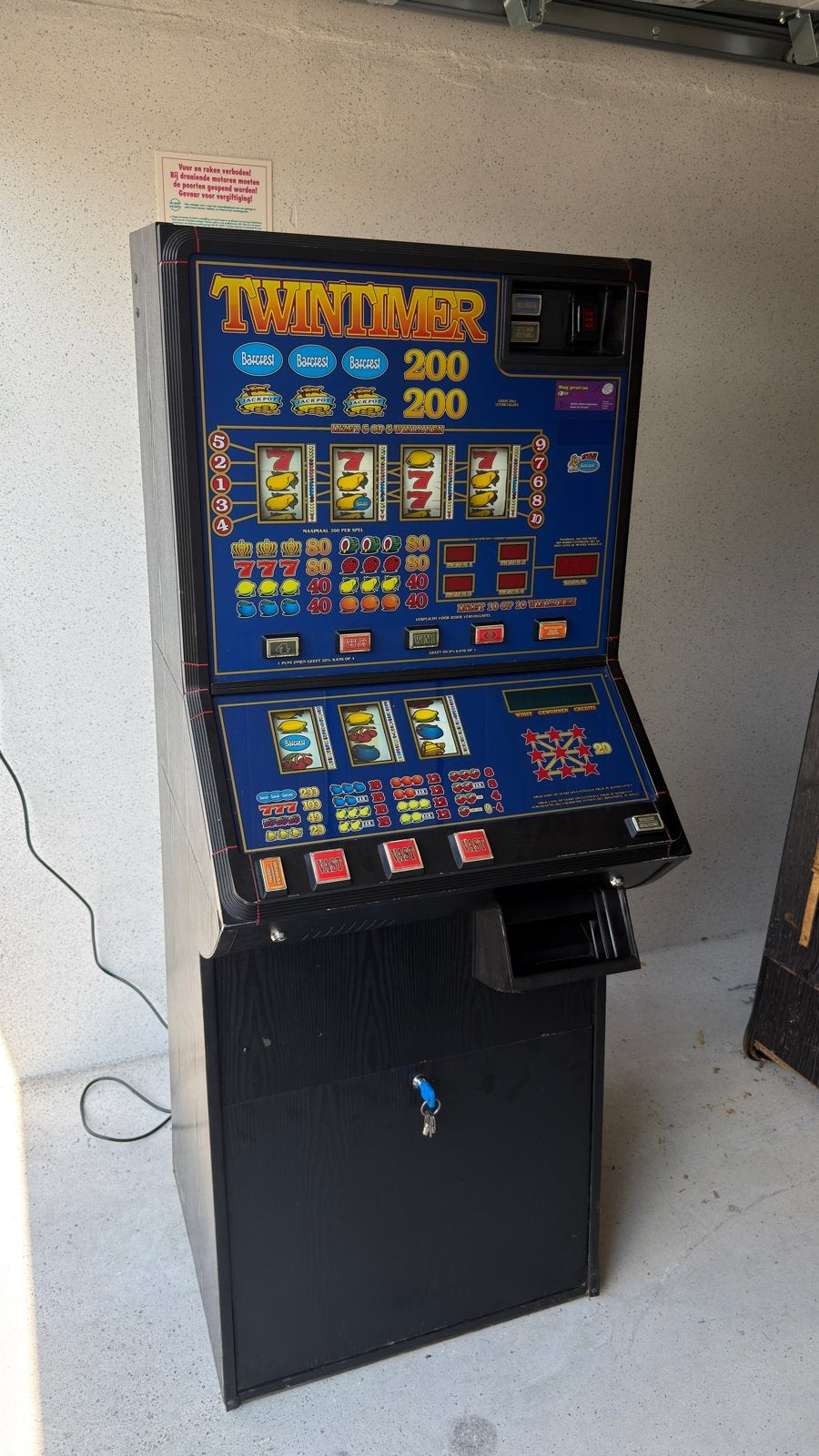 Nette Twintimer Barcrest Gokkast - (bieden of ruilen), Verzamelen, Automaten | Gokkasten en Fruitautomaten, Euro, Ophalen, Gebruikt