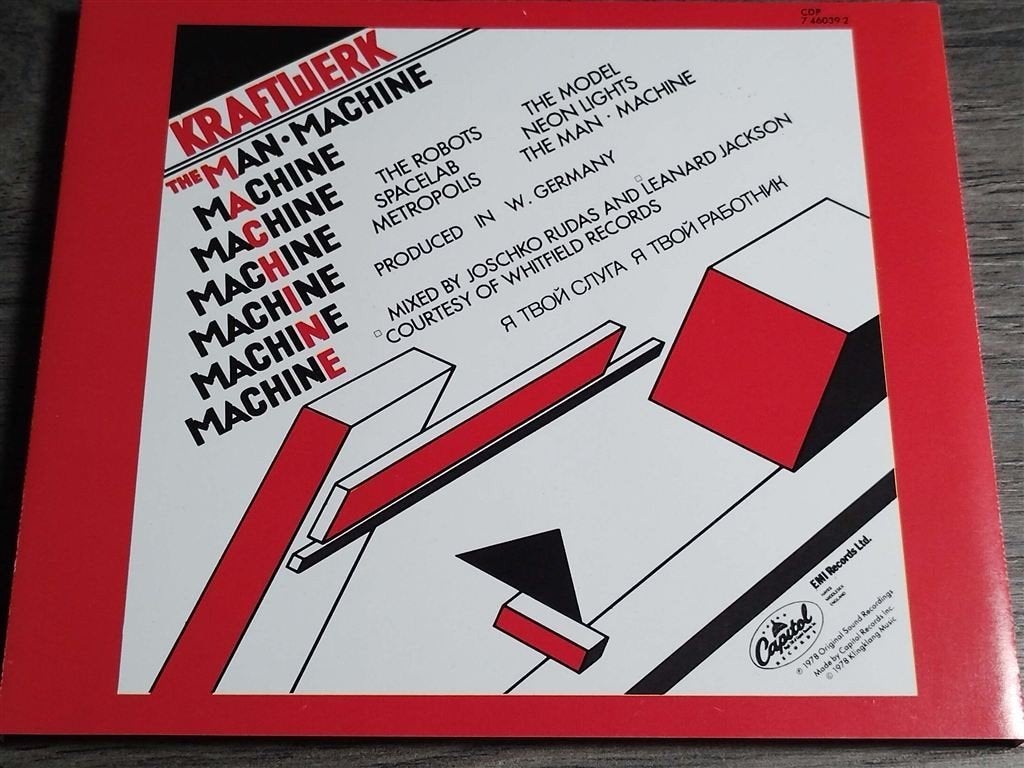 Kraftwerk ‎– The Man Machine, Ophalen of Verzenden, Zo goed als nieuw, Pop