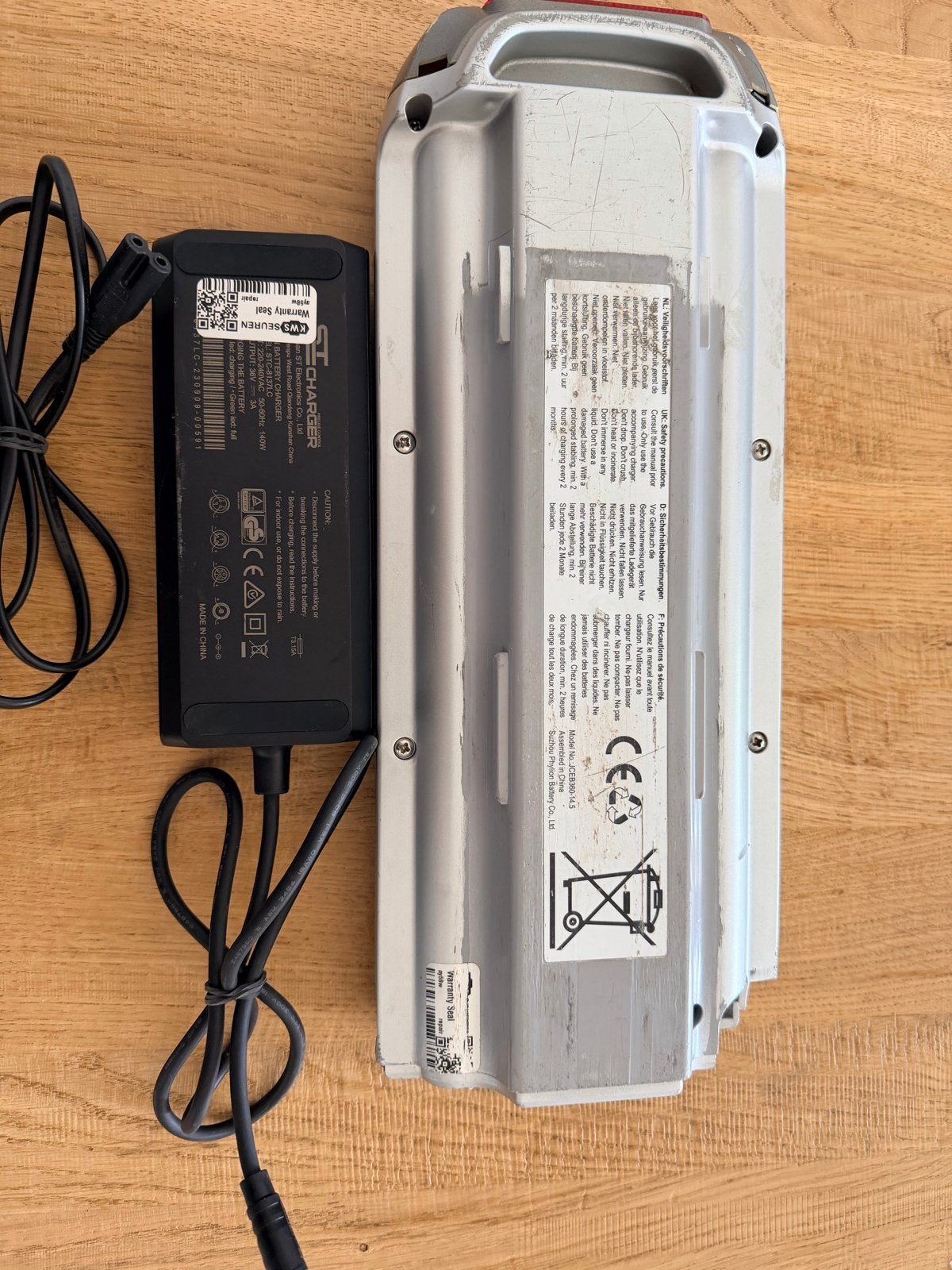 Goed werkende accu en oplader, Sparta Elegance  E- bike, Ophalen, Gebruikt