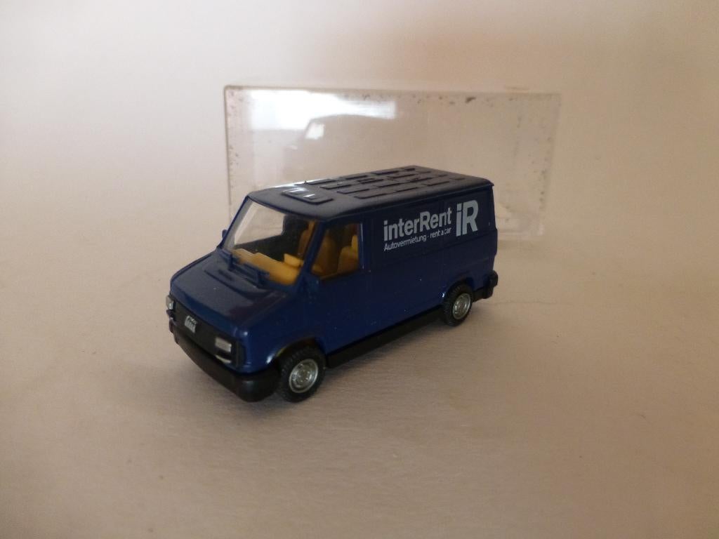 Praline Fiat Ducato InterRent autoverhuur blauw, Ophalen of Verzenden, Zo goed als nieuw, Bus of Vrachtwagen, Overige merken