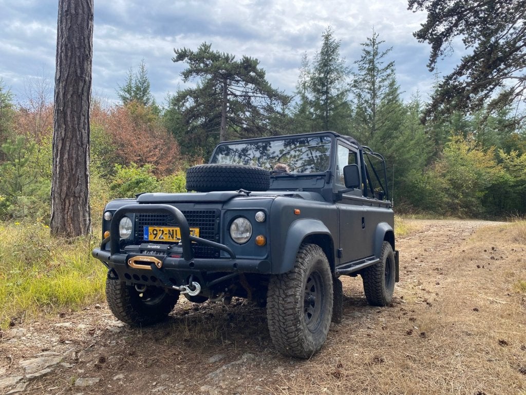 Defender Ninety 90 Ex-Military|LHD|300Tdi |Soft Top|Winch, Auto's, 1716 kg, Stof, 7 stoelen, Particulier