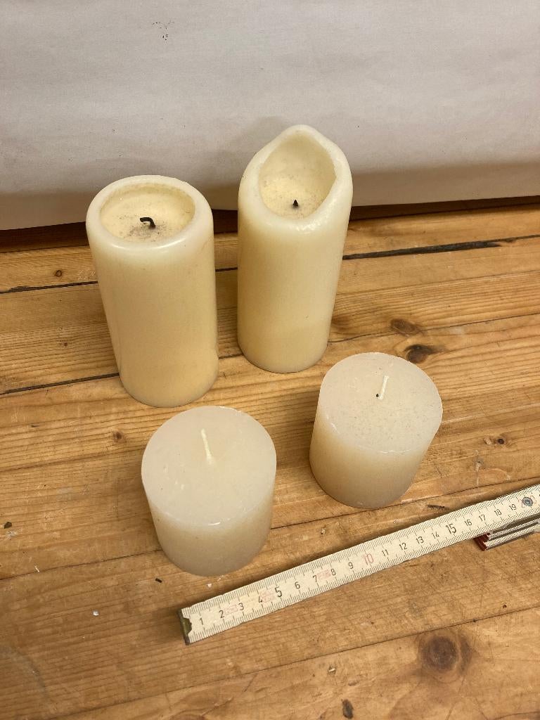 🕯️ Kaarsen, Huis en Inrichting, Woonaccessoires | Kandelaars en Kaarsen, Zo goed als nieuw, Minder dan 25 cm, Overige materialen