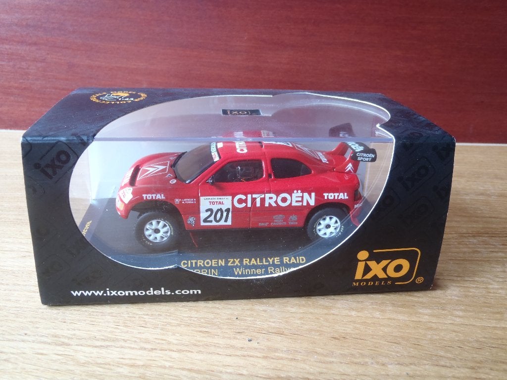 IXO 1:43 ZX Rallye Raid Granada Dakar 1996., Hobby en Vrije tijd, Modelauto's | 1:43, Ophalen of Verzenden, Nieuw, Auto, Overige merken