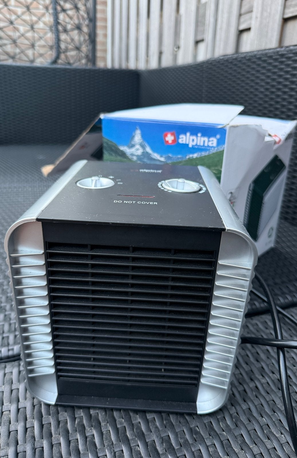 Alpina Keramische Ventilator Kachel 500W/1000W, Ophalen, Zo goed als nieuw