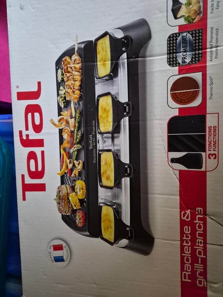 Tefal grill gournetset, Ophalen of Verzenden, Zo goed als nieuw, 4 t/m 7 personen