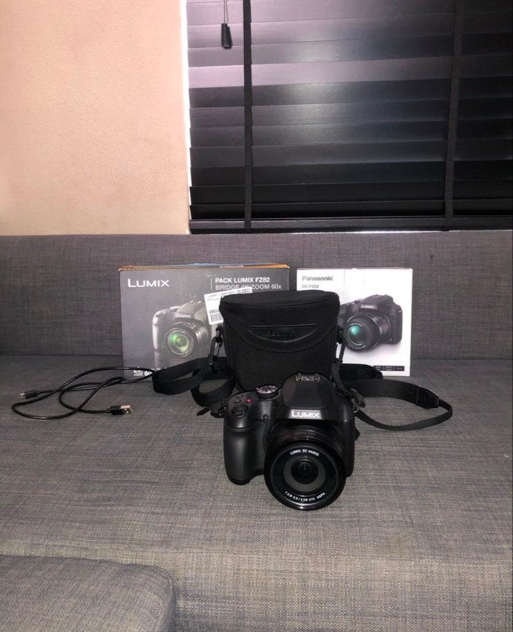Panasonic Lumix FZ82 Bridgecamera met 60x optische zoom, Panasonic, Beeldstabilisatie, Ophalen of Verzenden, Zo goed als nieuw