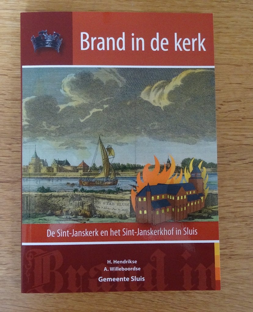 Sluis. Brand in de St. Janskerk. 5 euro., Verzenden, 17e en 18e eeuw, Nieuw