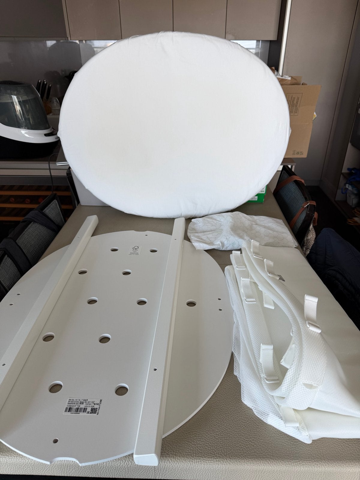Stokke Sleepi Mini  V3 Pack - Wit, Ophalen, Zo goed als nieuw, Wieg