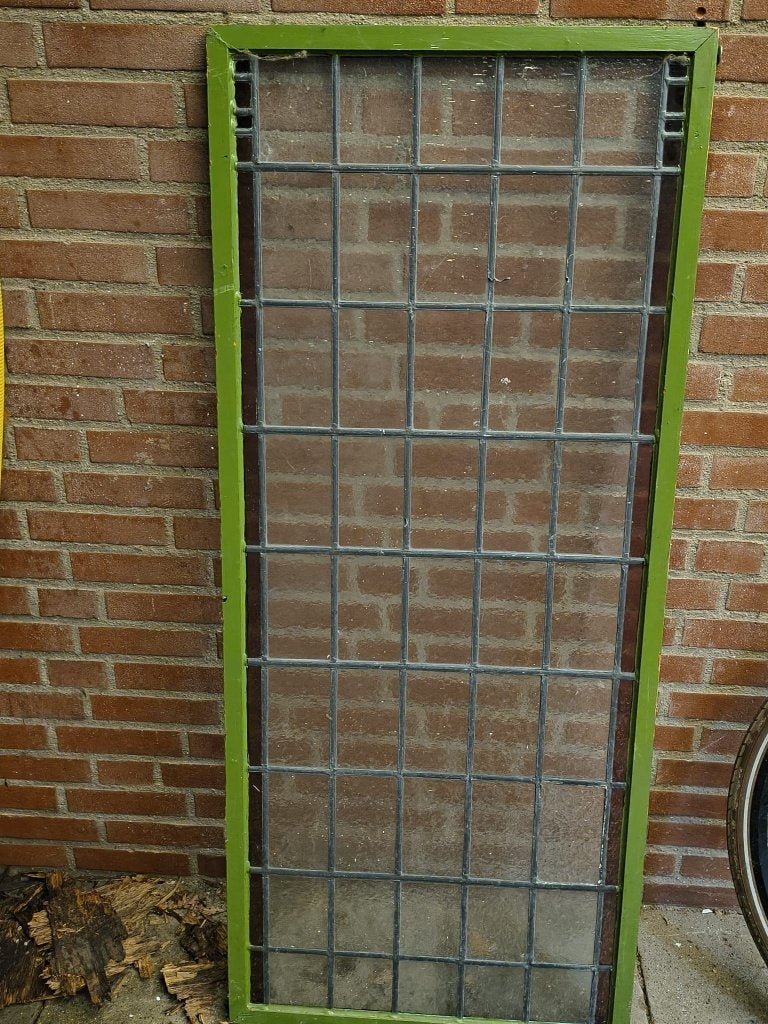 glas in lood raampje, Doe-het-zelf en Verbouw, Ophalen, Gebruikt, Minder dan 80 cm, Glas in lood