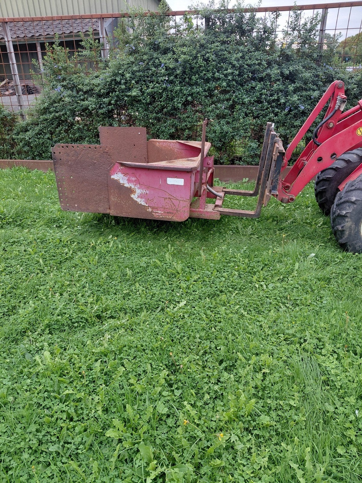 schepbak heftruck, Ophalen