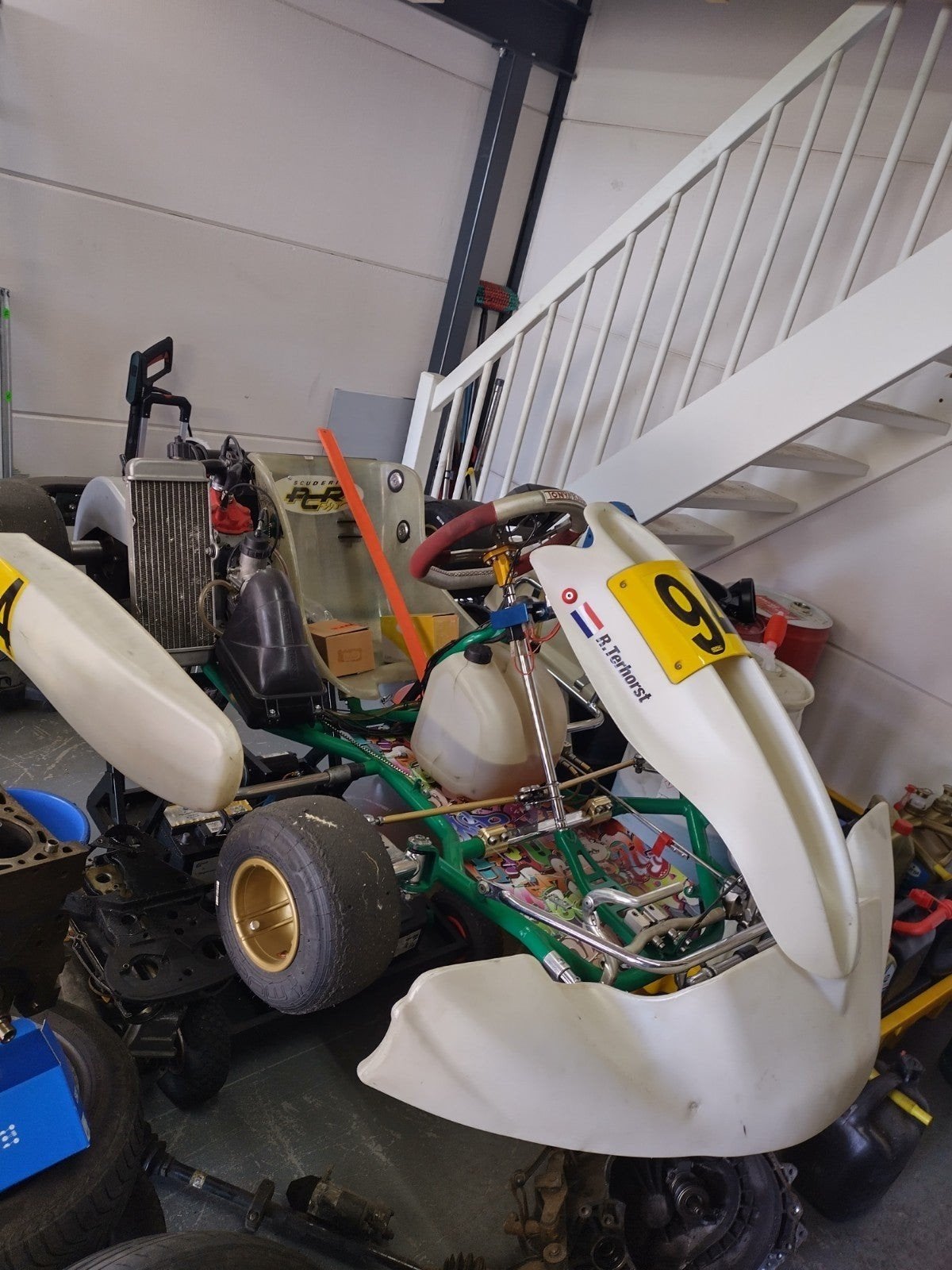 complete Tony OTK rotax max kart hobby met mychron, Sport en Fitness, Karting, Ophalen, Kart