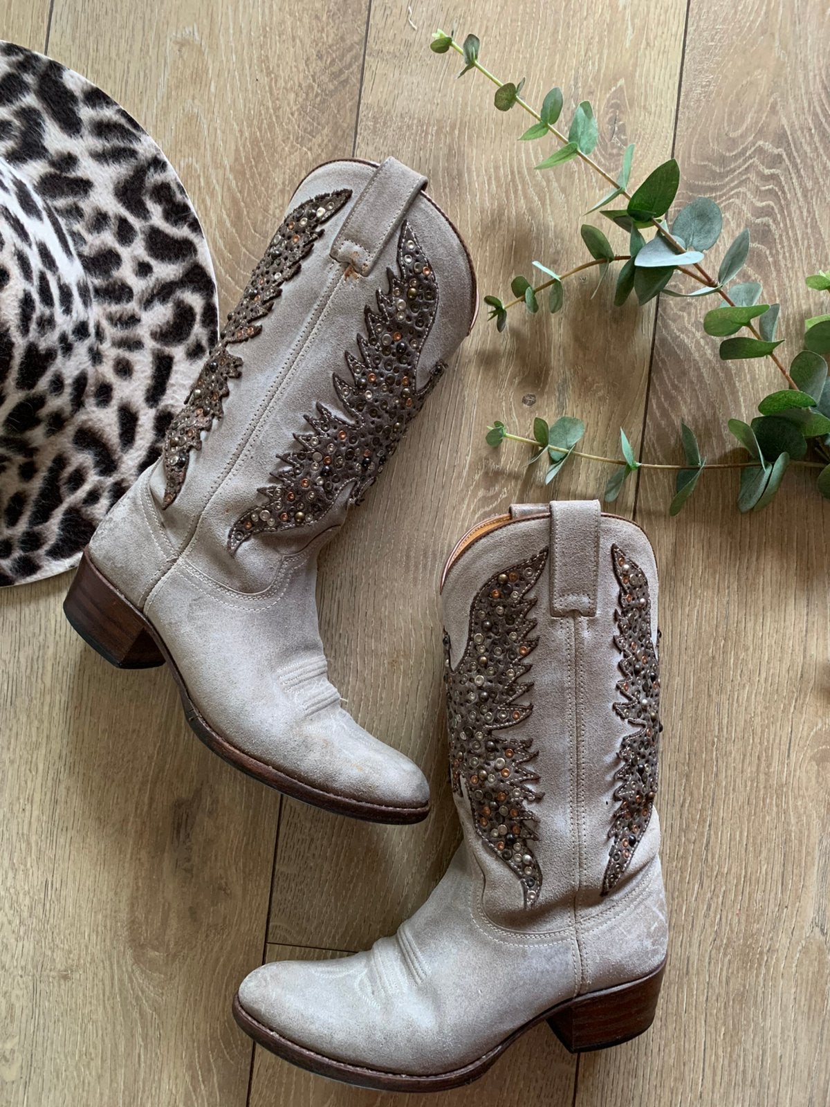 Sendra cowboylaarzen studs 38 western boots laarzen, Hoge laarzen, -, Ophalen of Verzenden, Zo goed als nieuw