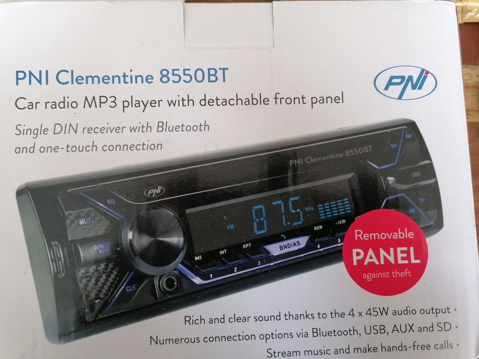 te koop, autoradio Clementine 8550BT, Ophalen of Verzenden, Nieuw