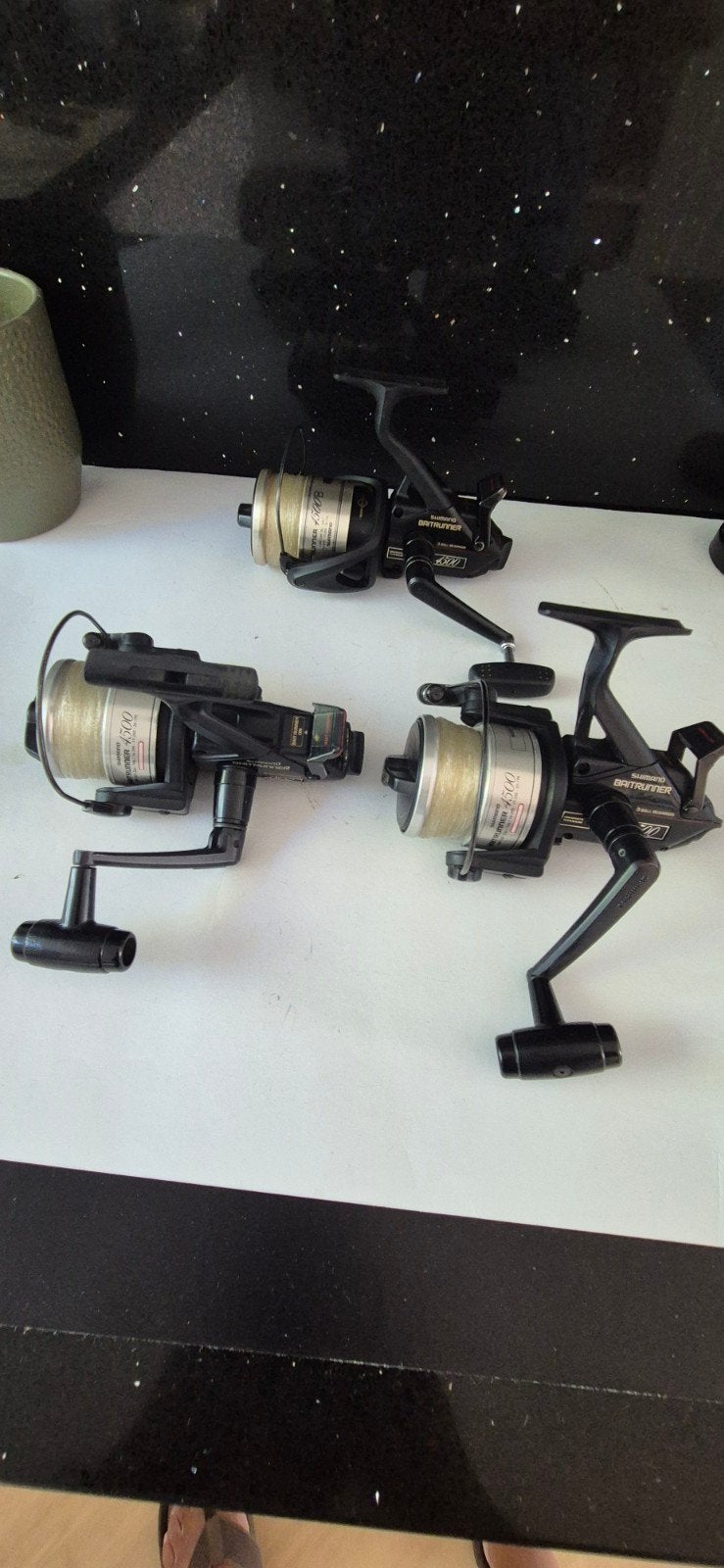 3x Shimano 4500, 2x type A 1x Type B, Ophalen of Verzenden, Molen