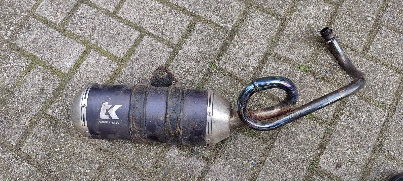 Turbokit uitlaat voor Piaggio Zip, Ophalen of Verzenden, Gebruikt, Uitlaat, Piaggio
