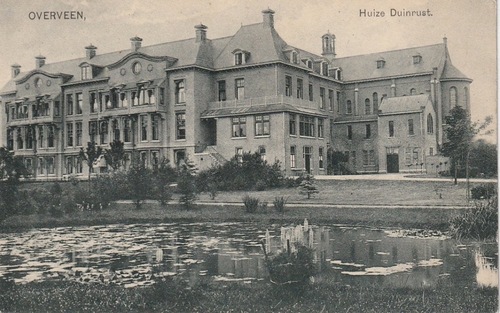 Overveen Huize duinrust militair hospitaal nauta 9379, Ophalen of Verzenden, Voor 1920, Ongelopen, Noord-Holland