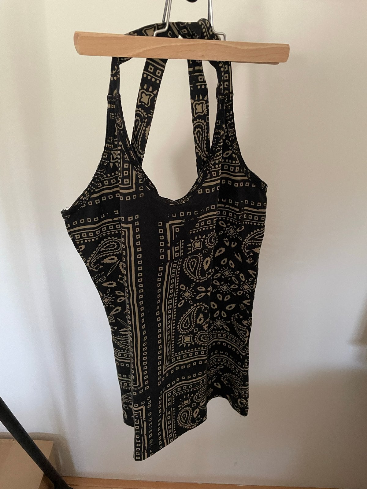 10DAYS Amsterdam bandana print top maat S, Kleding | Dames, Tops, Zwart, Ophalen of Verzenden, Gedragen, Maat 36 (S)